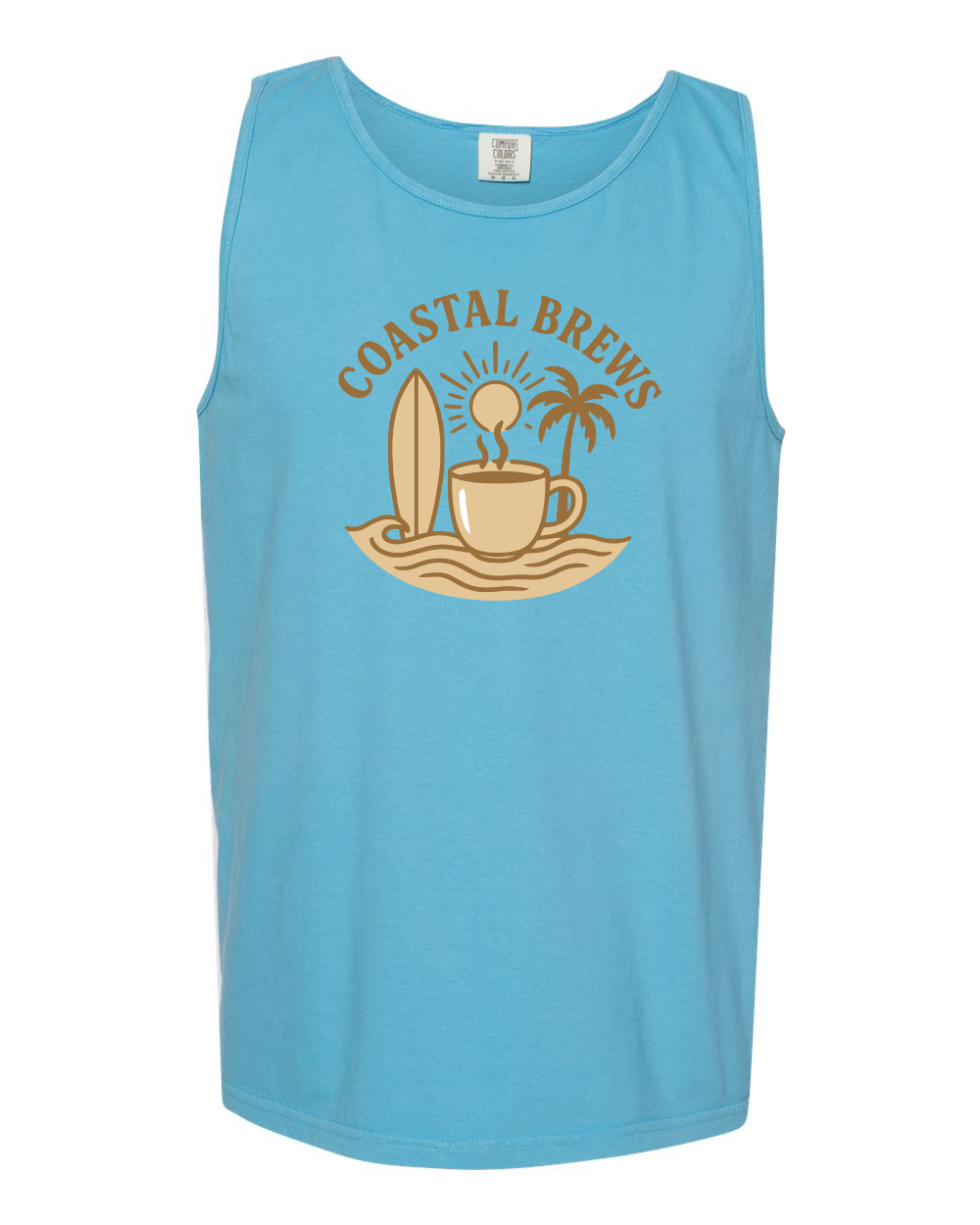 Coastal Brews Comfort Colors Unisex Garment-Dyed Heavyweight Tank Top - 9360