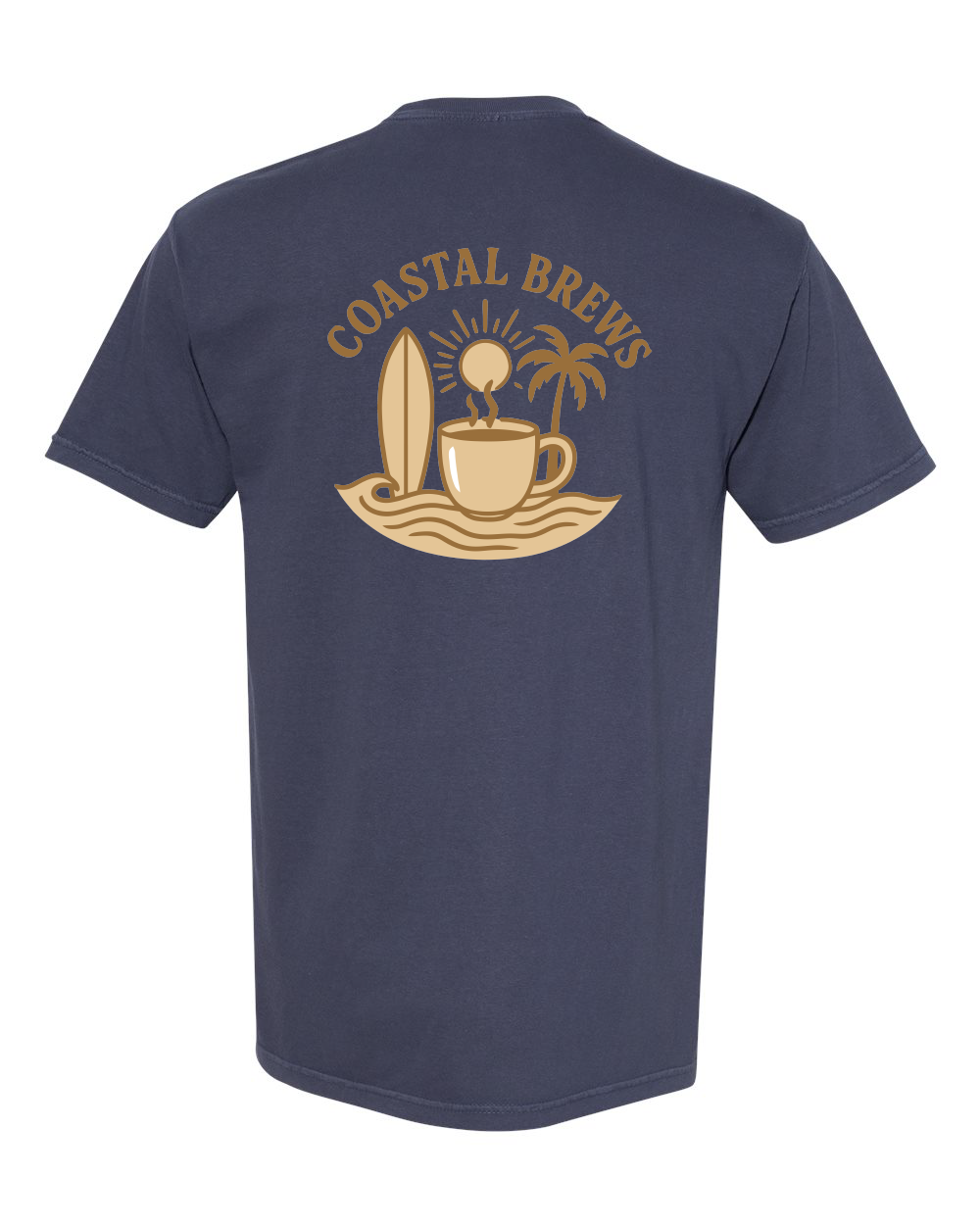 Coastal Brews Comfort Colors Unisex Garment-Dyed Heavyweight T-Shirt - 1717