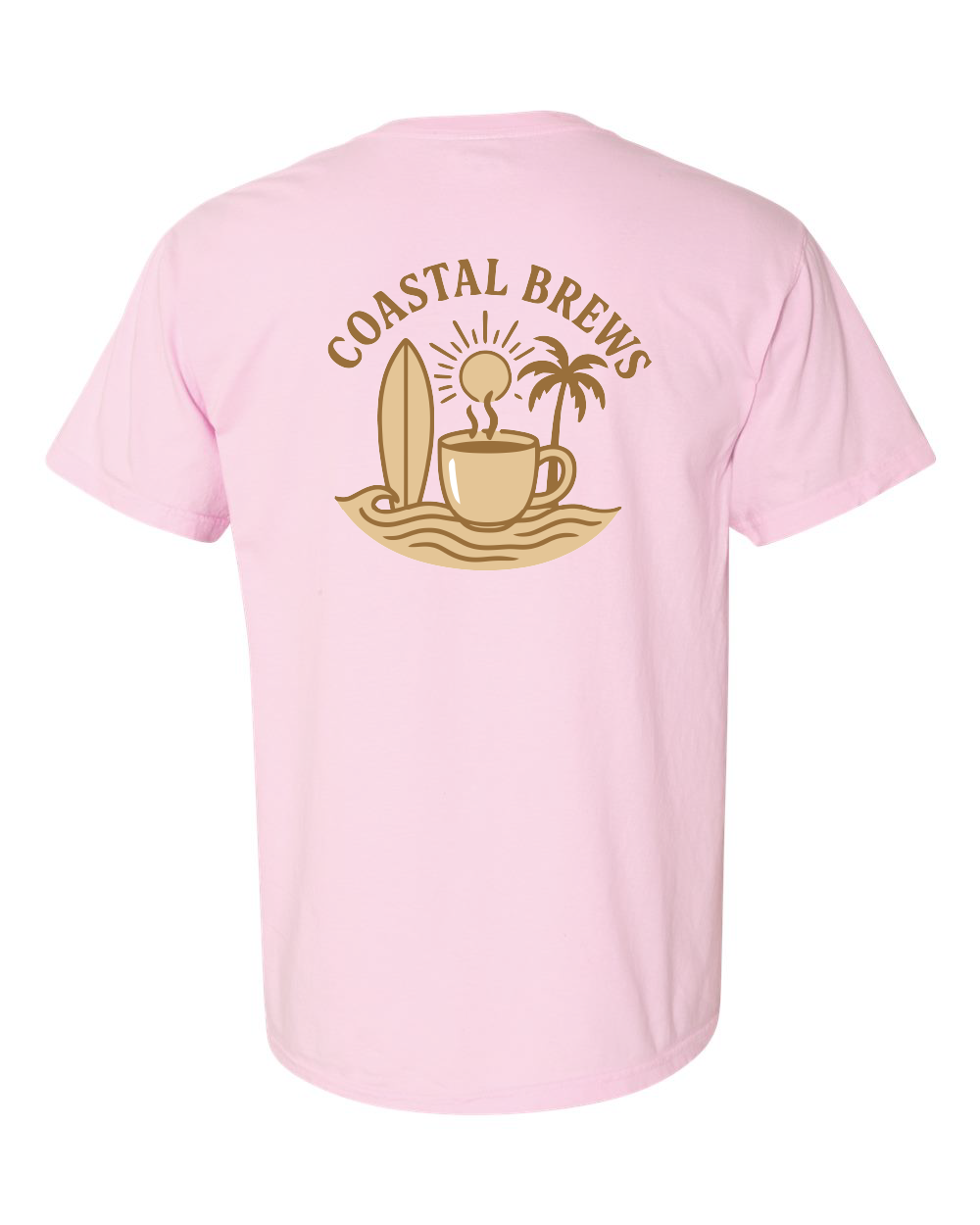 Coastal Brews Comfort Colors Unisex Garment-Dyed Heavyweight T-Shirt - 1717