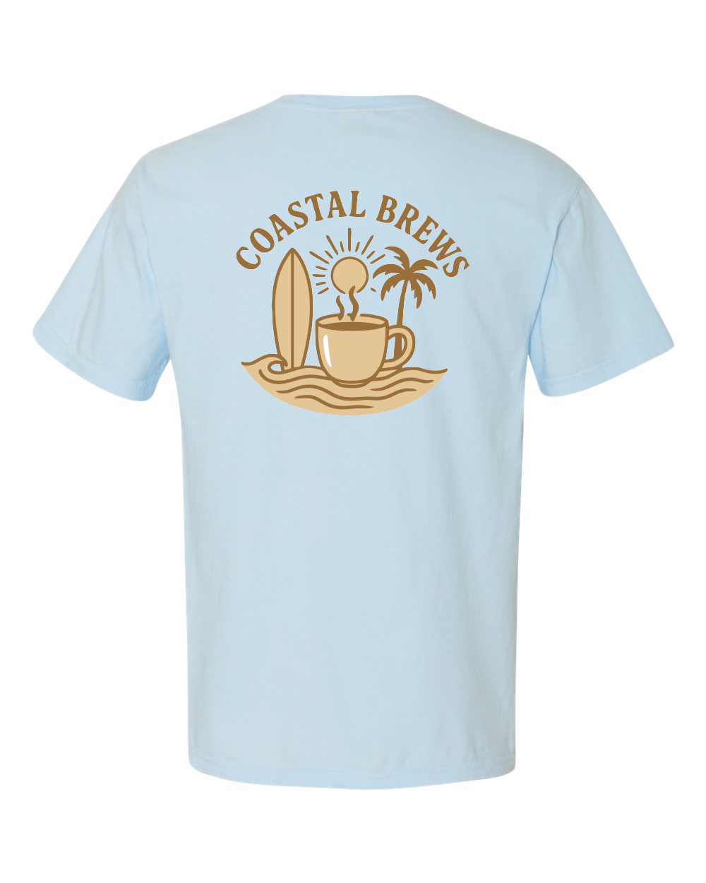 Coastal Brews Comfort Colors Unisex Garment-Dyed Heavyweight T-Shirt - 1717