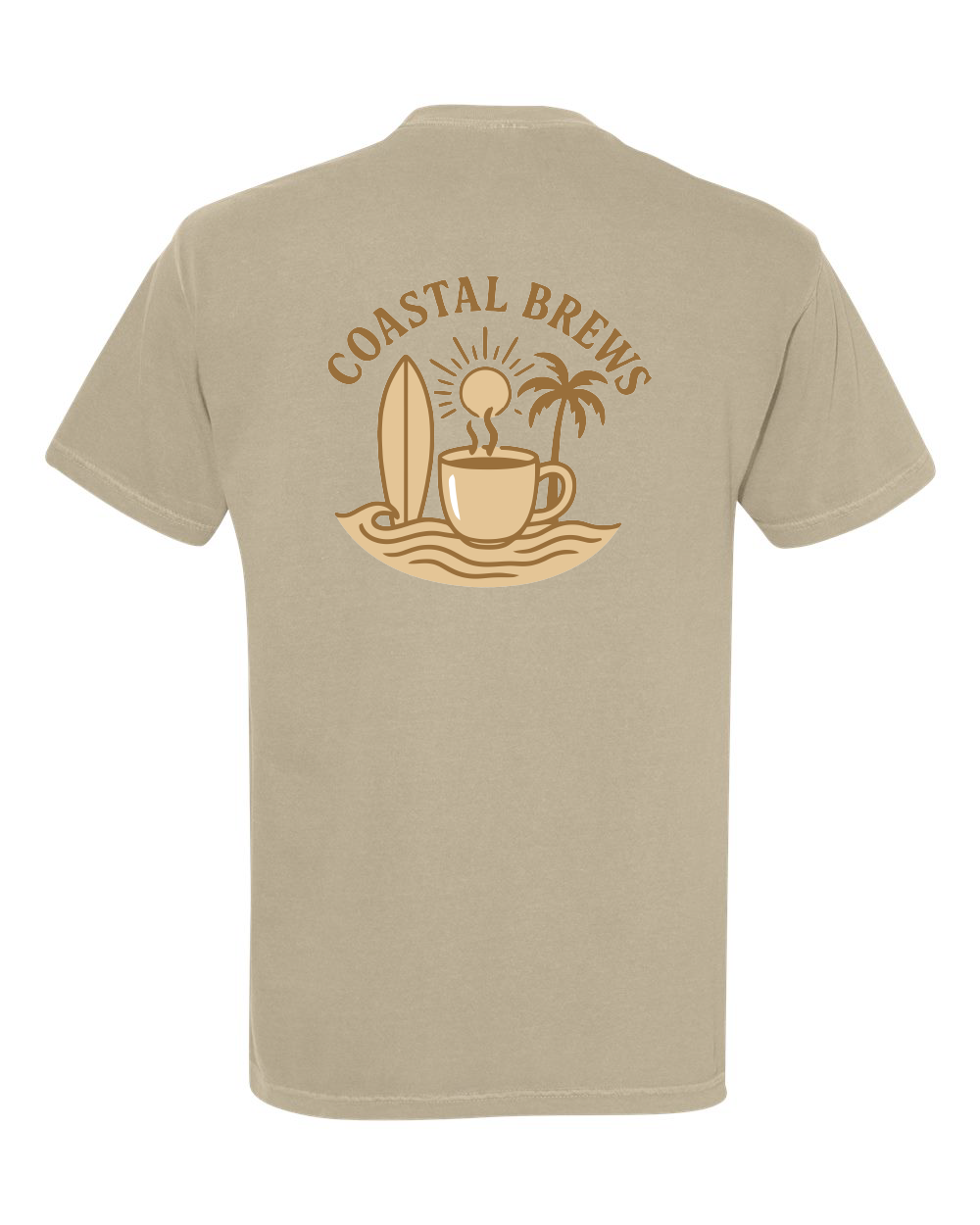 Coastal Brews Comfort Colors Unisex Garment-Dyed Heavyweight T-Shirt - 1717