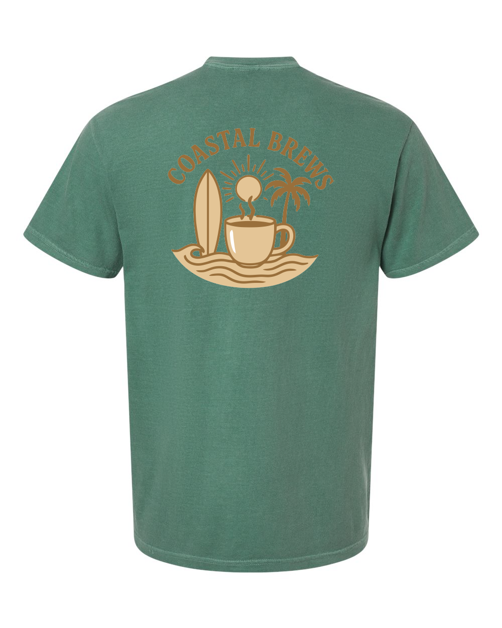 Coastal Brews Comfort Colors Unisex Garment-Dyed Heavyweight T-Shirt - 1717