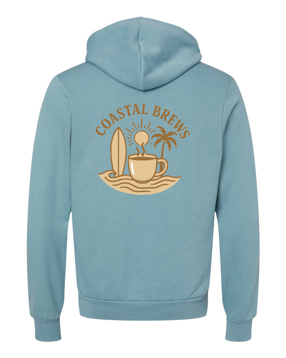 Coastal Brews Bella Canvas Unisex Sponge Fleece Hoodie Sweatshirt - 3719