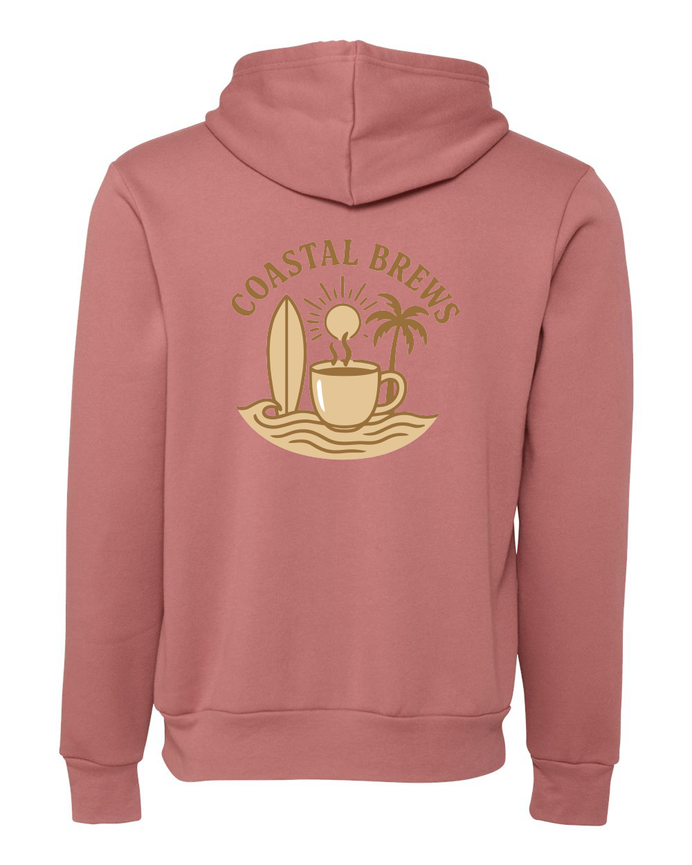 Coastal Brews Bella Canvas Unisex Sponge Fleece Hoodie Sweatshirt - 3719