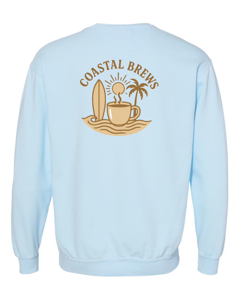 Coastal Brews Comfort Colors Unisex Garment-Dyed Crewneck Sweatshirt - 1566