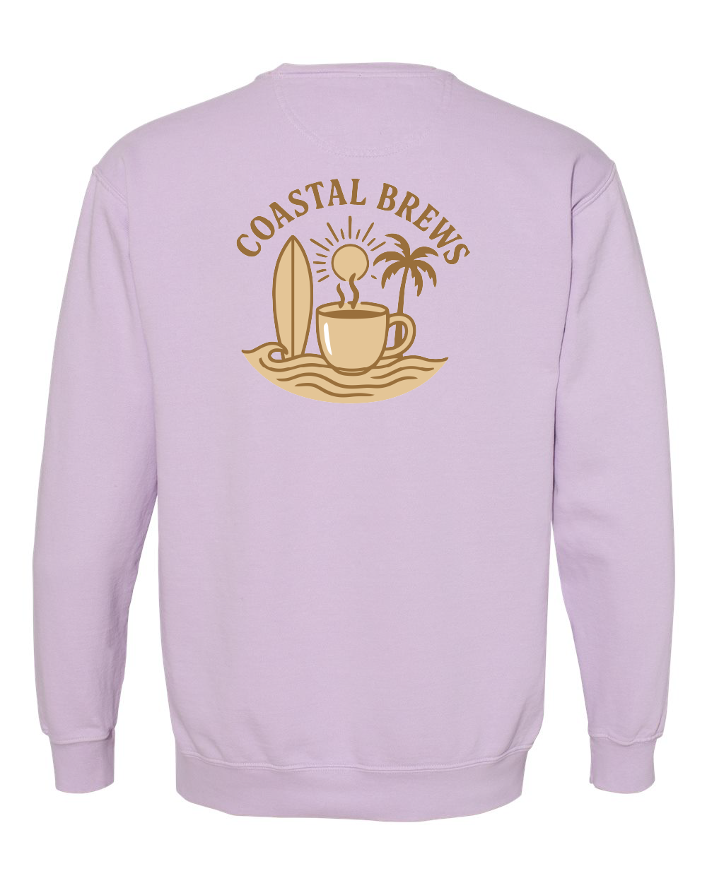 Coastal Brews Comfort Colors Unisex Garment-Dyed Crewneck Sweatshirt - 1566
