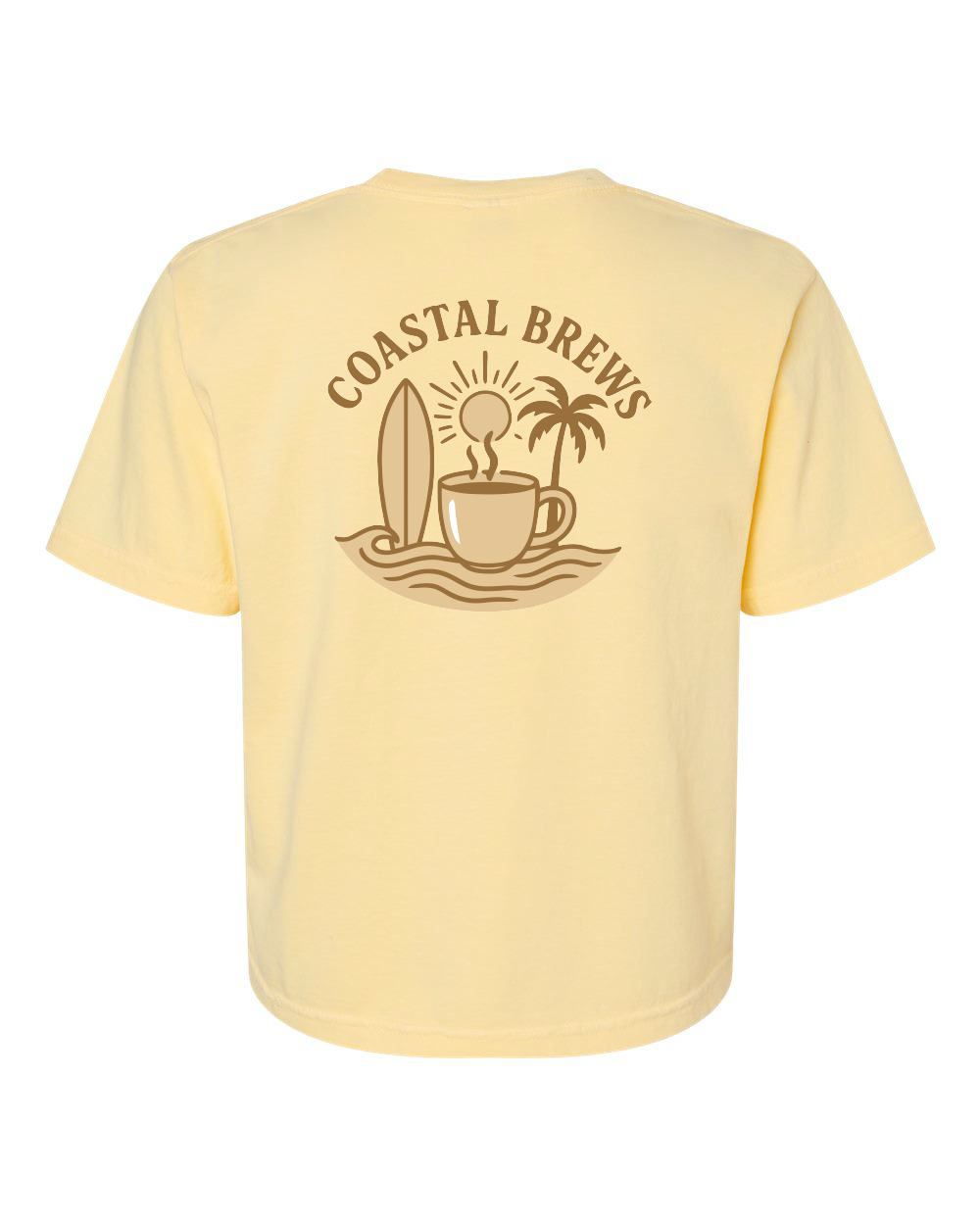 Coastal Brews Comfort Colors Women's Garment-Dyed Heavyweight Boxy T-Shirt - 3023CL