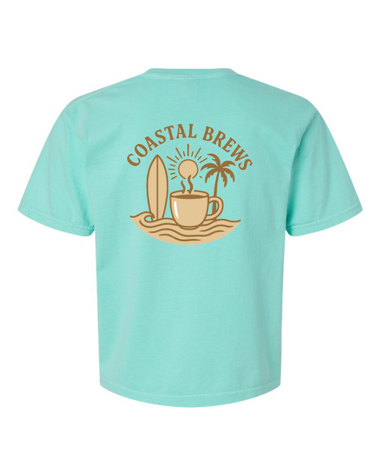 Coastal Brews Comfort Colors Women's Garment-Dyed Heavyweight Boxy T-Shirt - 3023CL