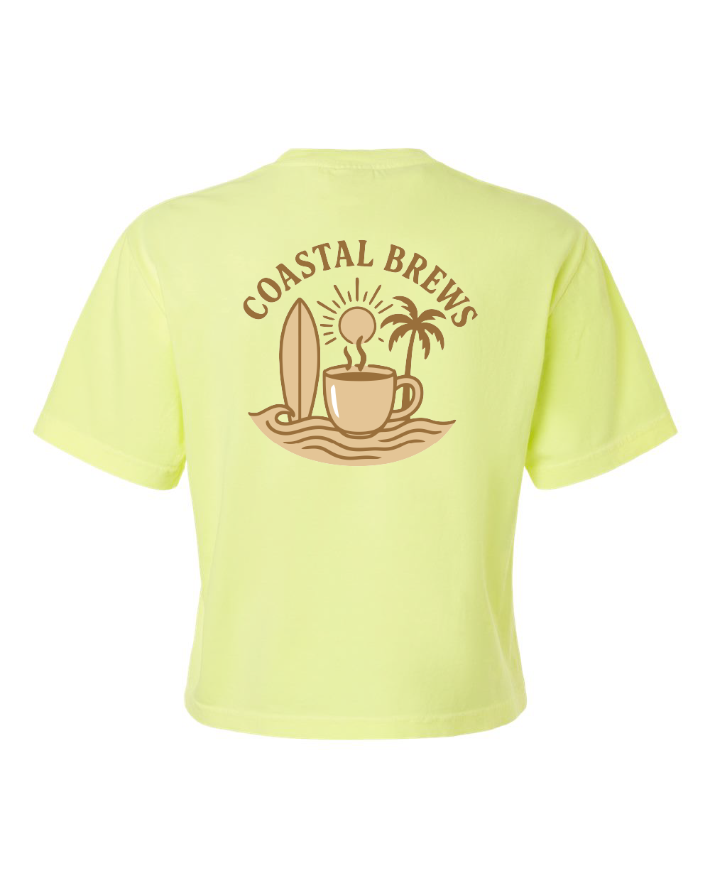 Coastal Brews Comfort Colors Women's Garment-Dyed Heavyweight Boxy T-Shirt - 3023CL