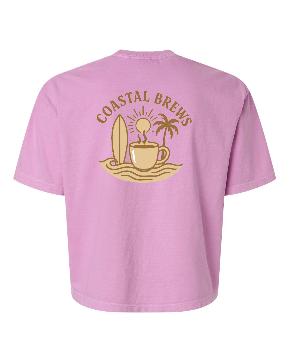 Coastal Brews Comfort Colors Women's Garment-Dyed Heavyweight Boxy T-Shirt - 3023CL