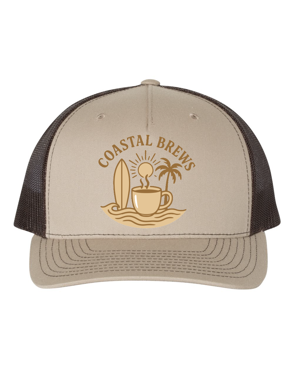 Coastal Brews Richardson Five-Panel Trucker Cap - 112FP