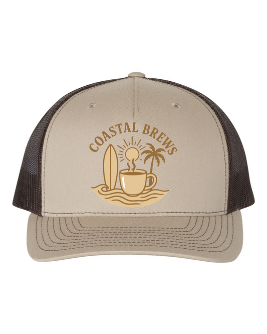 Coastal Brews Richardson Five-Panel Trucker Cap - 112FP