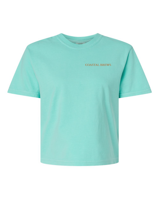Coastal Brews Comfort Colors Women's Garment-Dyed Heavyweight Boxy T-Shirt - 3023CL