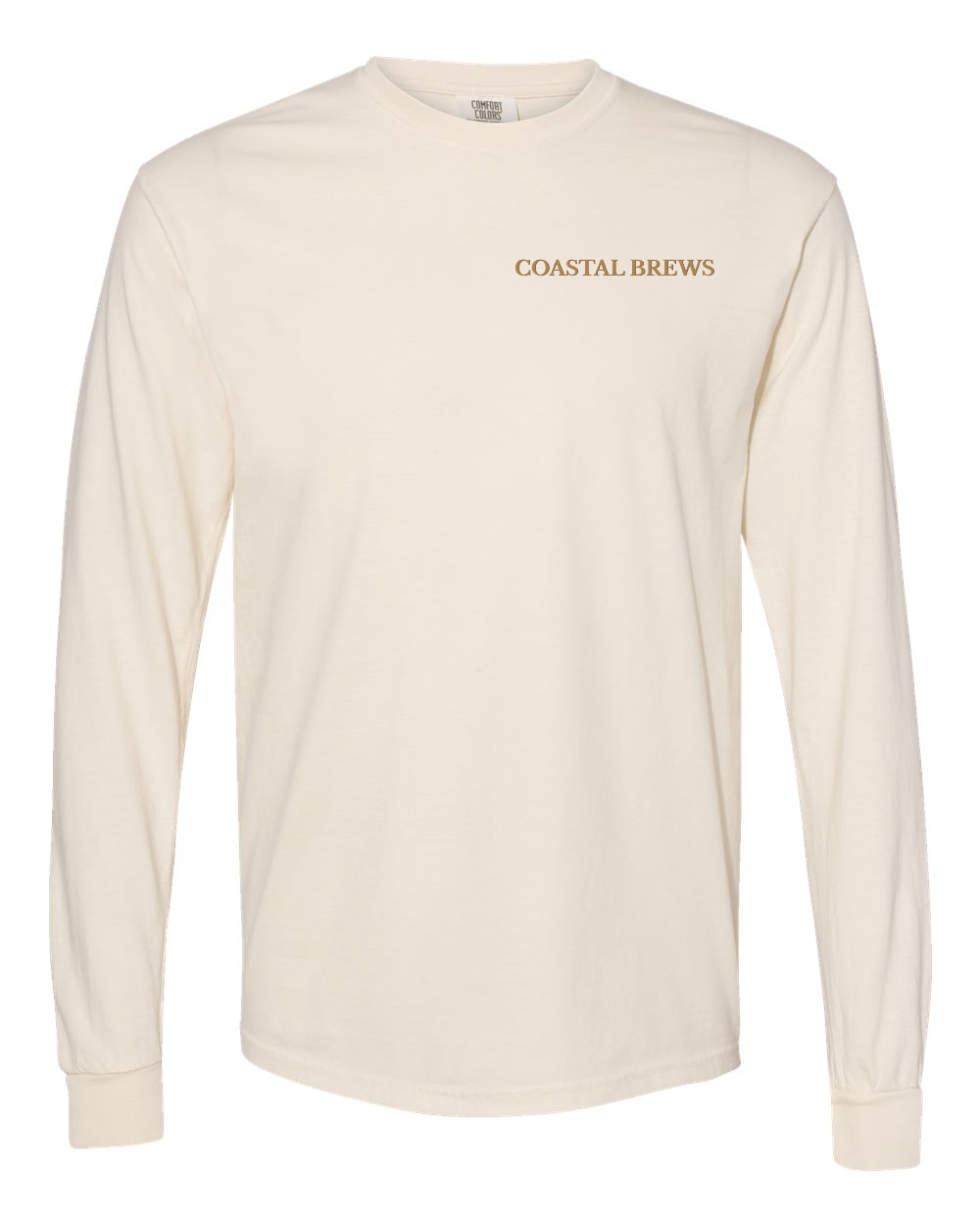 Coastal Brews Comfort Colors Unisex Garment-Dyed Heavyweight Long Sleeve T-Shirt - 6014
