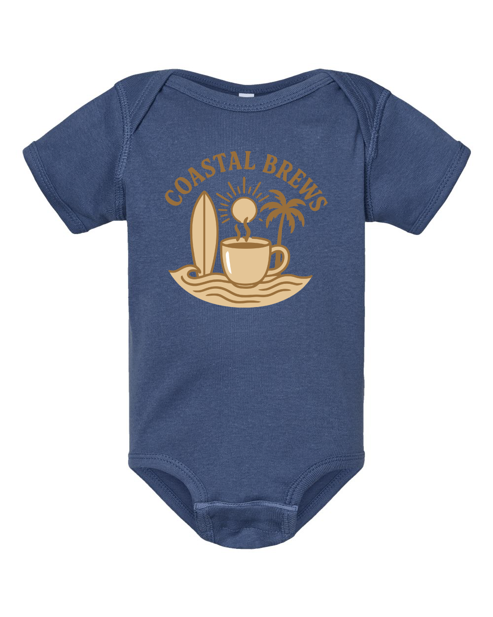 Coastal Brews Infant Baby Rib Bodysuit - 4400