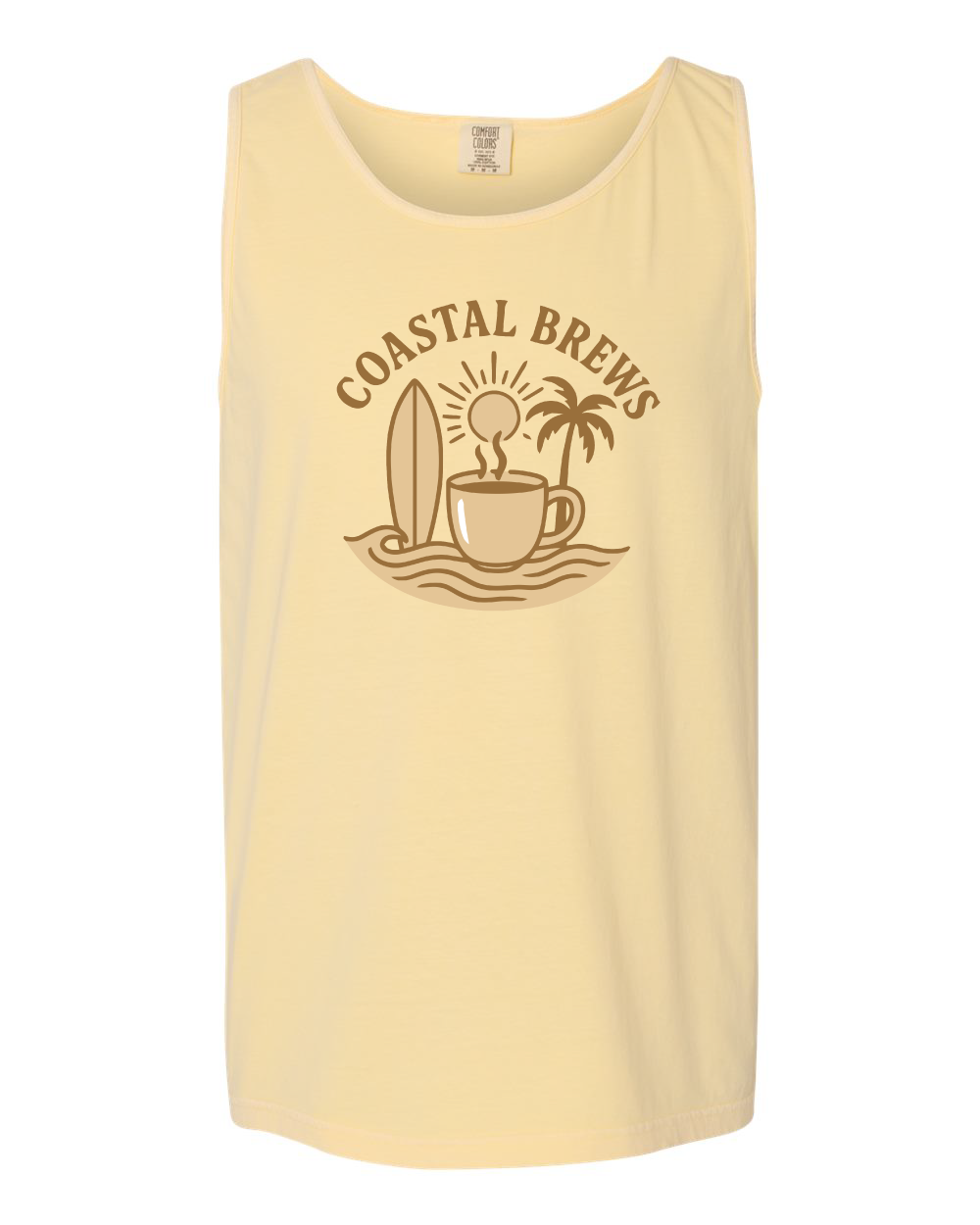 Coastal Brews Comfort Colors Unisex Garment-Dyed Heavyweight Tank Top - 9360