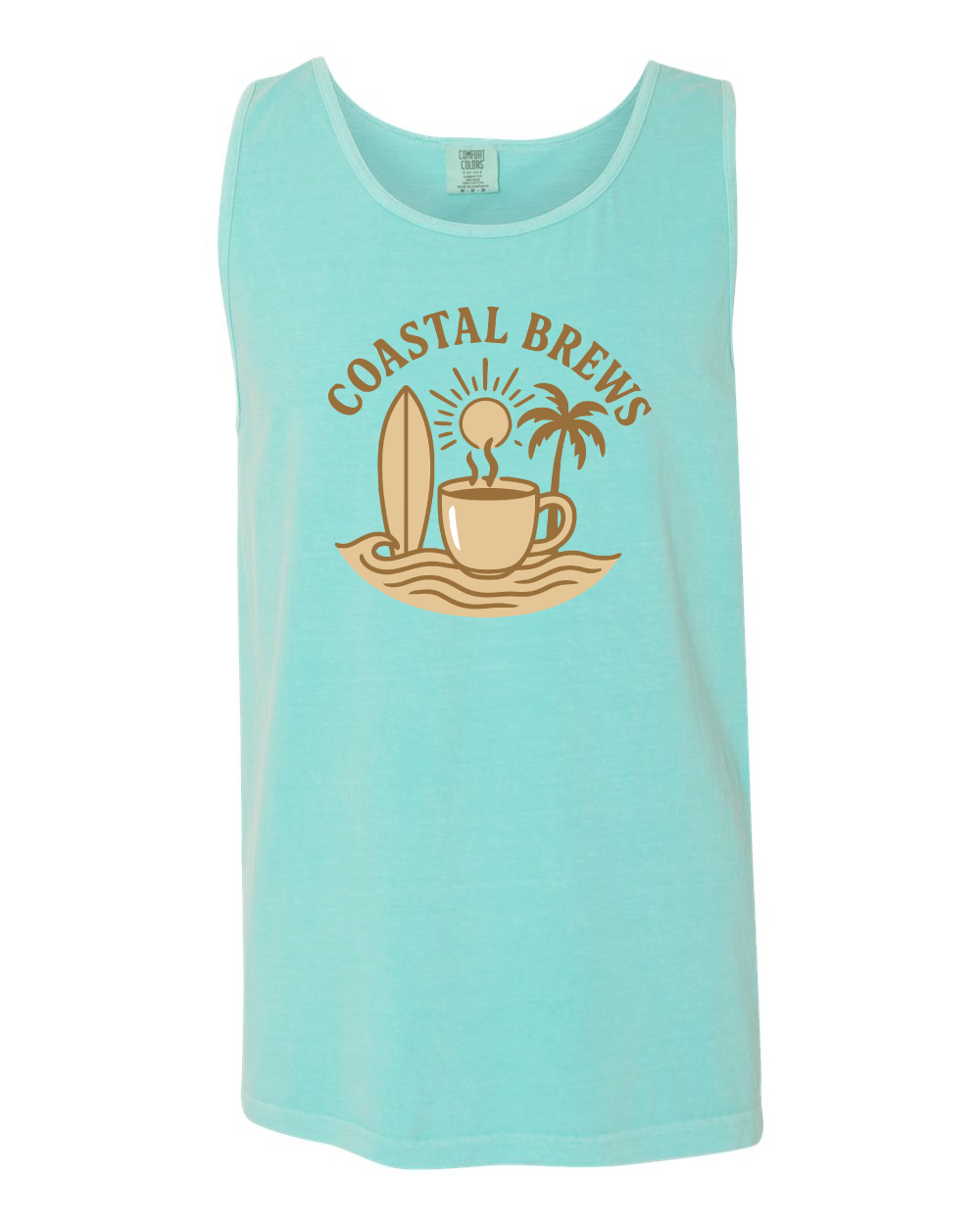 Coastal Brews Comfort Colors Unisex Garment-Dyed Heavyweight Tank Top - 9360