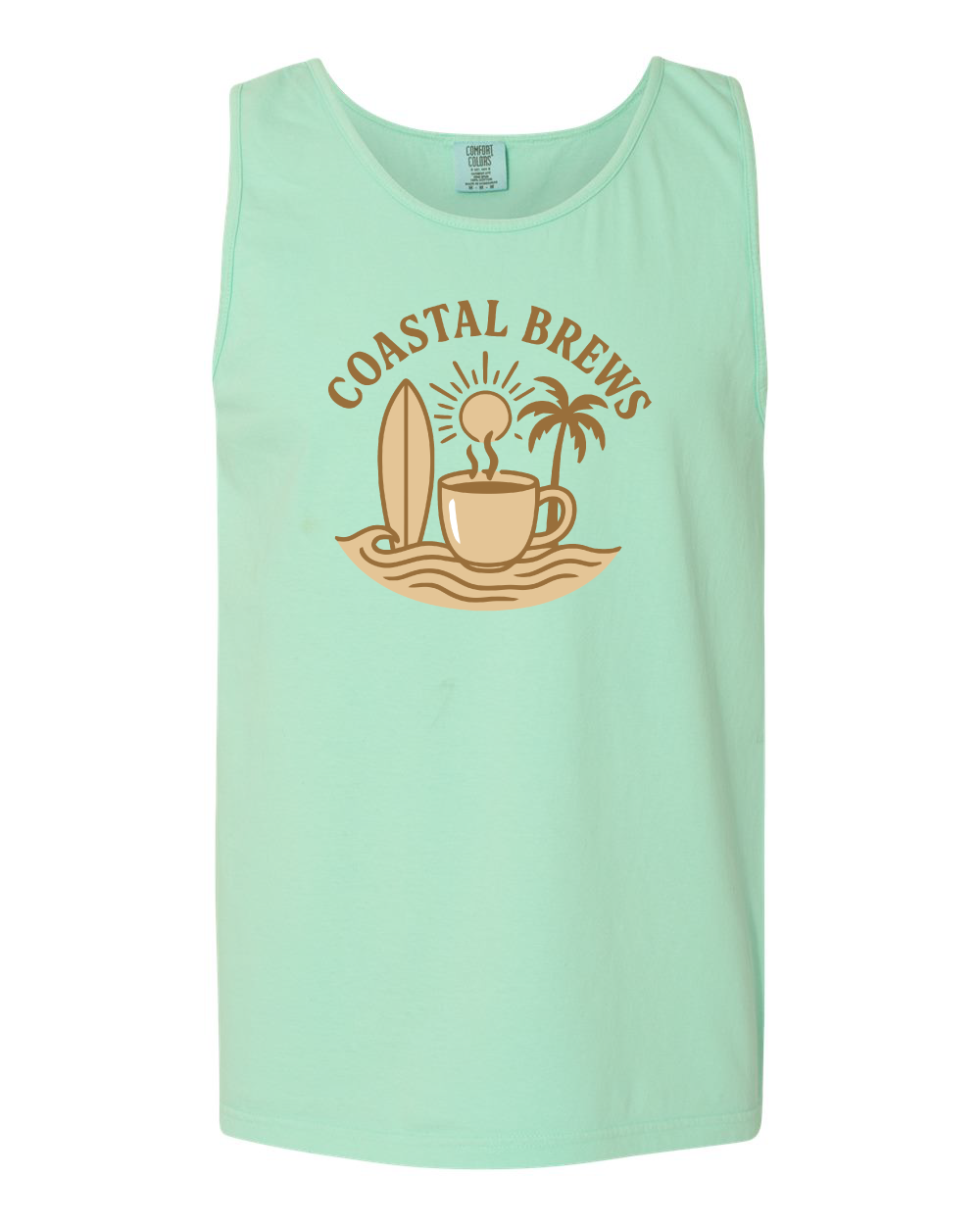 Coastal Brews Comfort Colors Unisex Garment-Dyed Heavyweight Tank Top - 9360